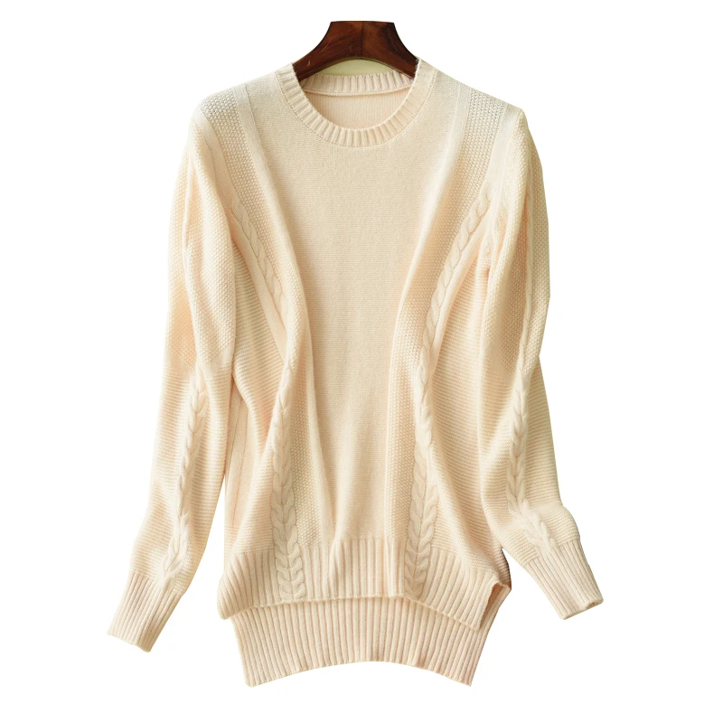 JECH Women 2017 Autumn Winter Fashion O-Neck Sweaters Cashmere Femme Jumpers Long Sleeve Warm Soft Casual Pullover | Женская одежда