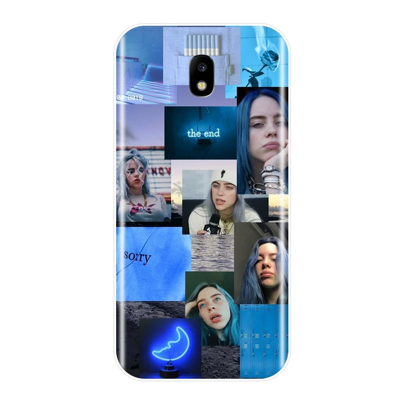 No.3 Billie Eilish задняя крышка для Samsung Galaxy J4 J6 J8 плюс J2 J5 J7 Prime J3 J5 J7 Мягкий силиконовый чехол для телефона - Цвет: No.3