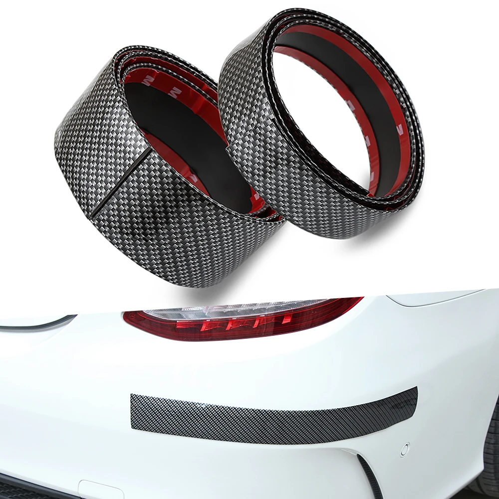 Автомобильные наклейки 5D из углеродного волокна на бампер для Kia Rio K2 K3 5 Sportage Ceed