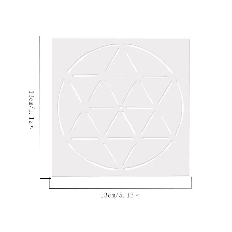 

13*13 Creative pvc Layering Stencils for Diy scrapbook coloring,painting stencil,home decor diy etc. Product image