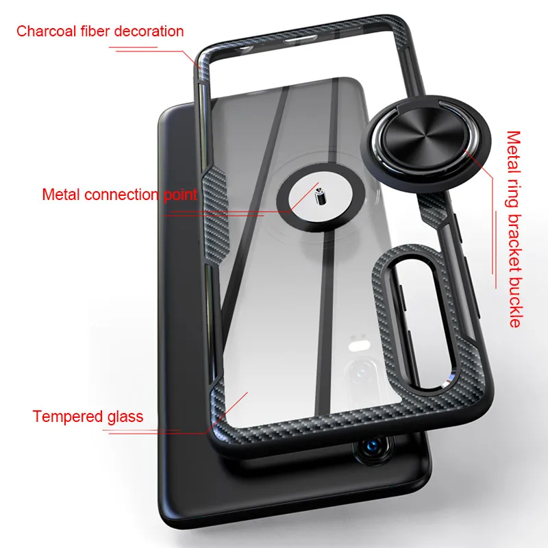 keysion luxury slim shockproof metal magnetic car ring case for huawei p30 p20 pro lite soft silicone cover for mate 20 pro lite free global shipping