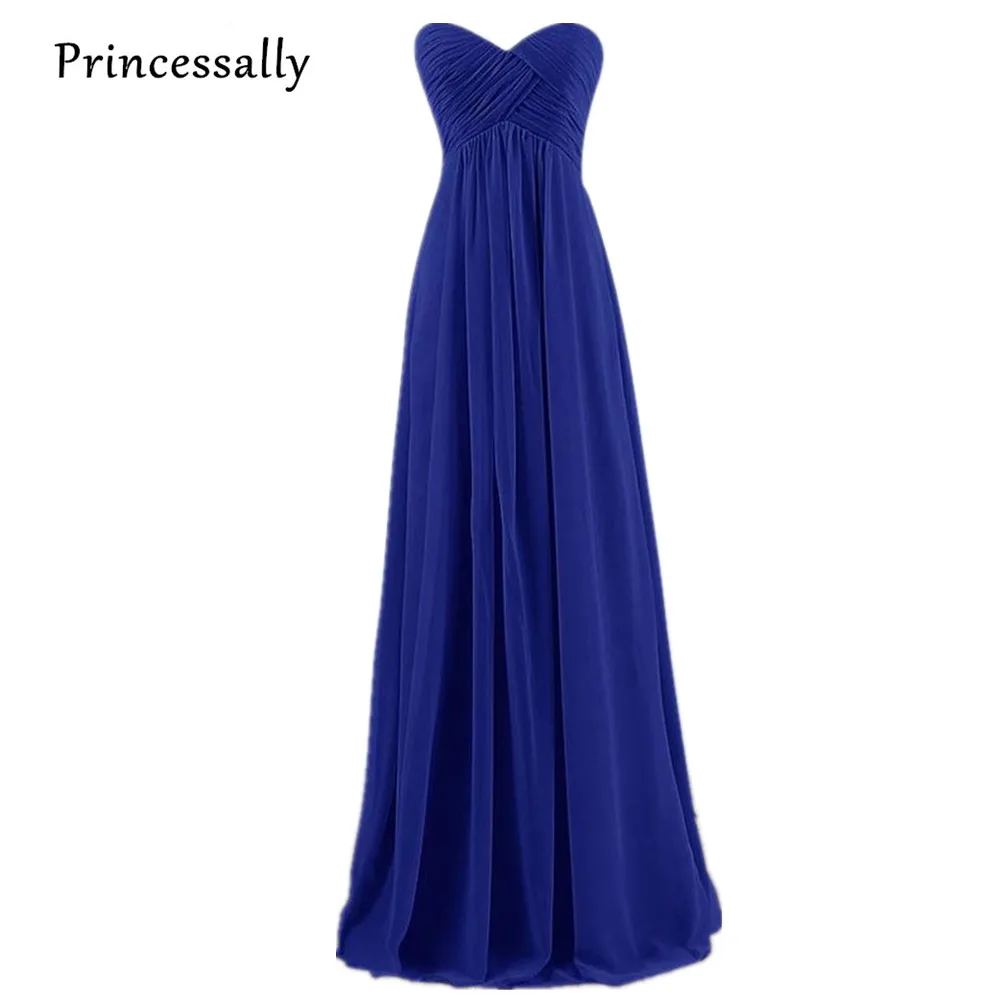 Платье подружки невесты шифоновое с высокой талией и открытыми плечами|blue bridesmaid