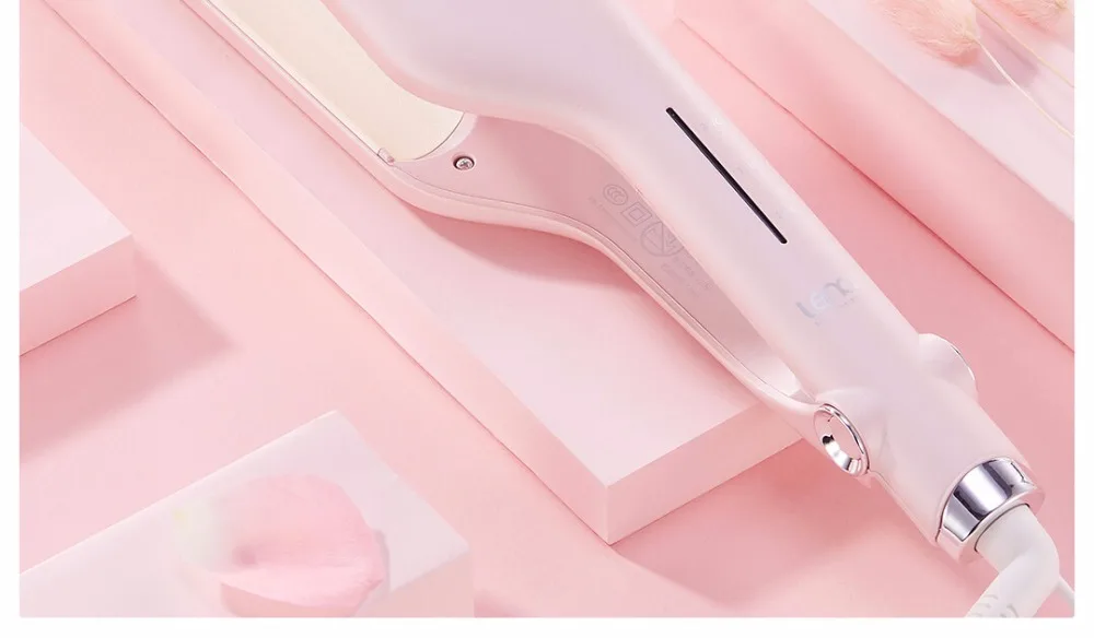 Xiaomi Mijia электрическая автоматическая щипцы для завивки волос с вращением на 360 градусов, инструмент для дизайна волос, 220 В, розовый цвет, для женщин, стать красивым