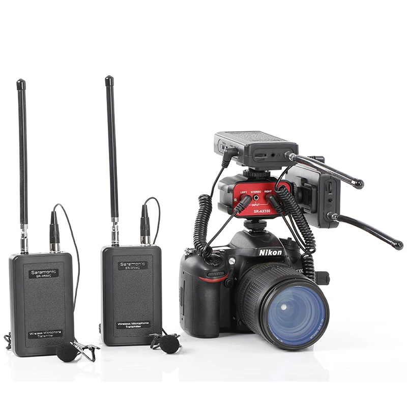 Saramonic SR AX100 Универсальный микрофонный аудио адаптер смеситель со стерео и двойной