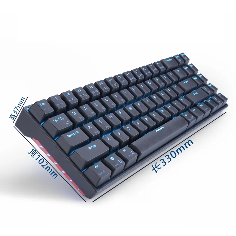 RK836 71 клавишный мини порт двойной режим Bluetooth умная/Проводная Механическая
