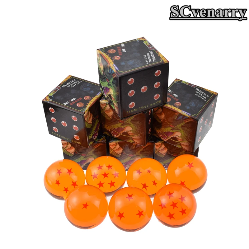 Dragon Ball Z 7 Estrelas хрустальный шар розничная продажа ПВХ фигурка игрушки | Фигурки