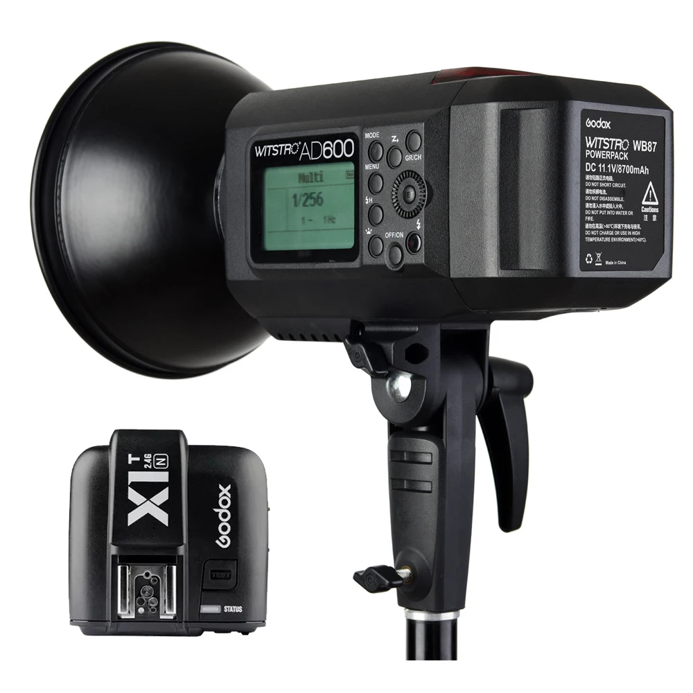 Бесплатная фотовспышка speedgodox AD600 600W TTL + для Nikon D7100 D5200 D750|godox ad600|trigger for nikonportable flash |