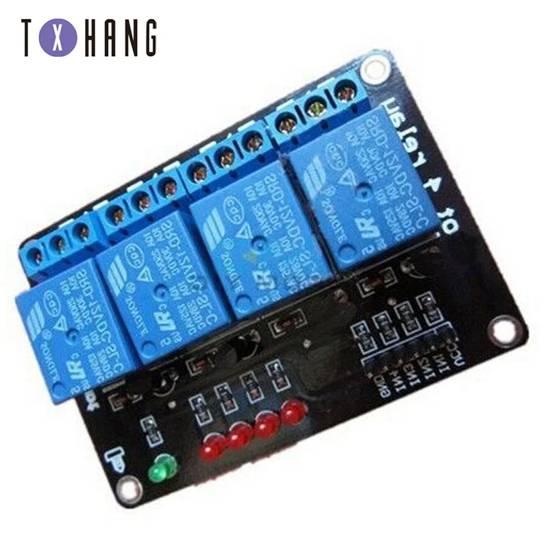 2 4-канальный Релейный модуль с оптомуфтой. выход 4-ходовой релейный высокого