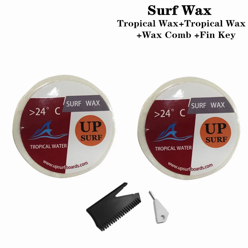 

Surfboard WarmCoolTropical Water Wax 2 per set +Wax Comb+ Surfing SUP