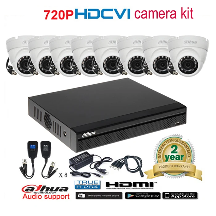 Dahua оригинальный 720 P DH HAC HDW1100M водонепроницаемый CVI ИК Купол Безопасность Камера с