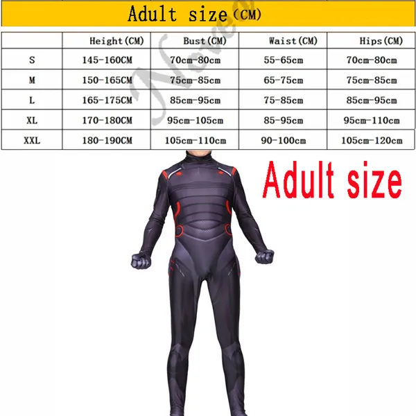 Adult Bodysuit Only Новинка; костюм для косплея для взрослых и детей; Omega Oblivion Link Zentai; комбинезон; светодиодная маска на Хэллоуин - Цвет: Adult Bodysuit Only