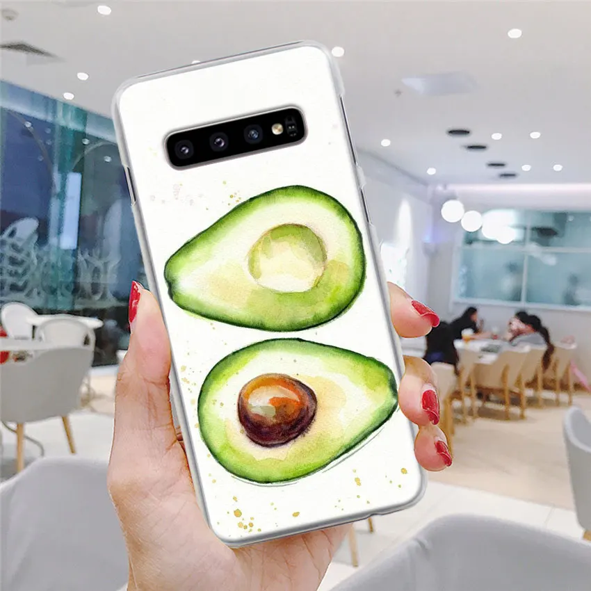 Забавные Tumblr авокадо чехол для телефона для samsung Galaxy S10e S10 плюс S7 S8 S9 Plus, Note 8, 9, 10, плюс S10 5G M20 M30 жесткий чехол Coque