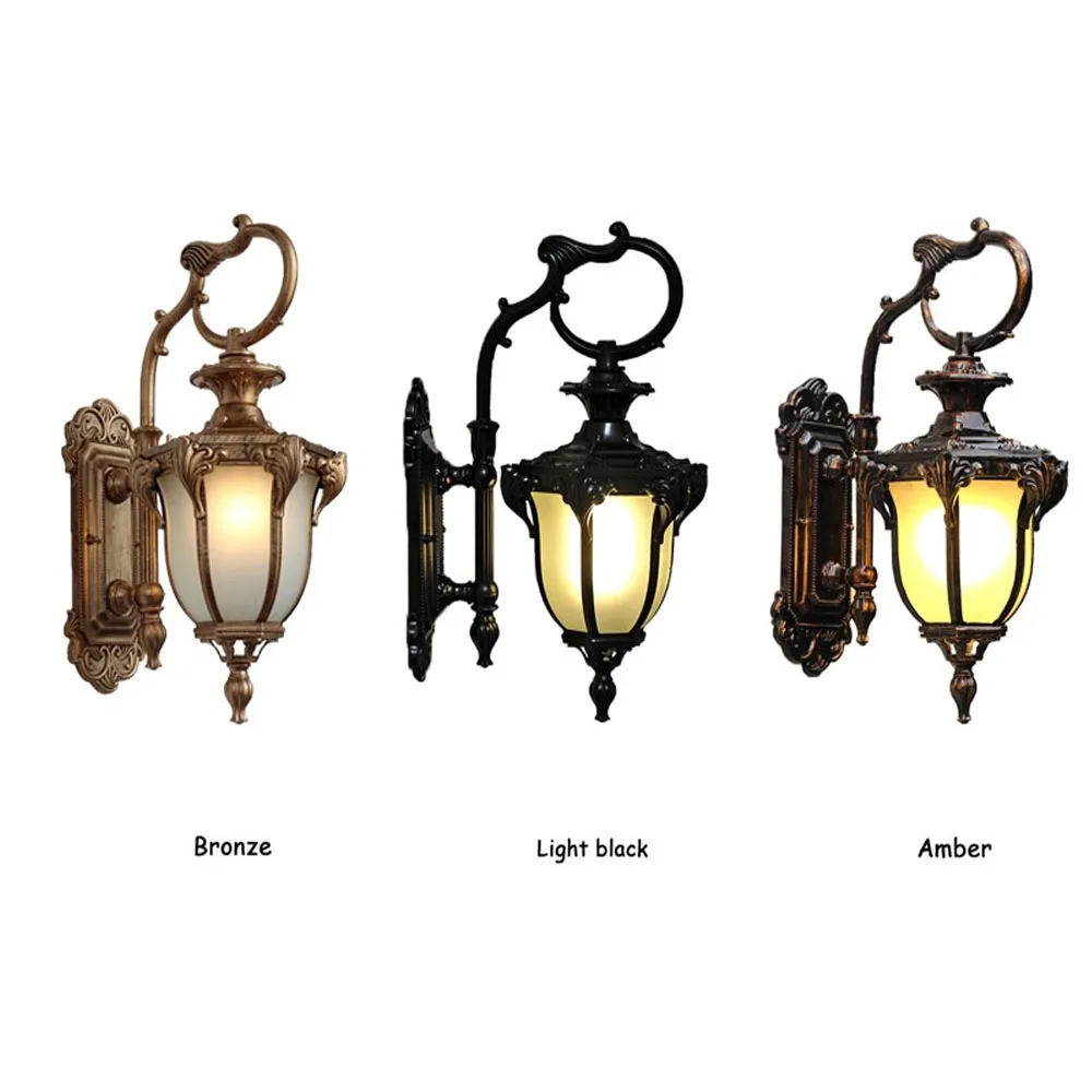 Уличная Водонепроницаемая настенная лампа для сада двери уличная Европейская