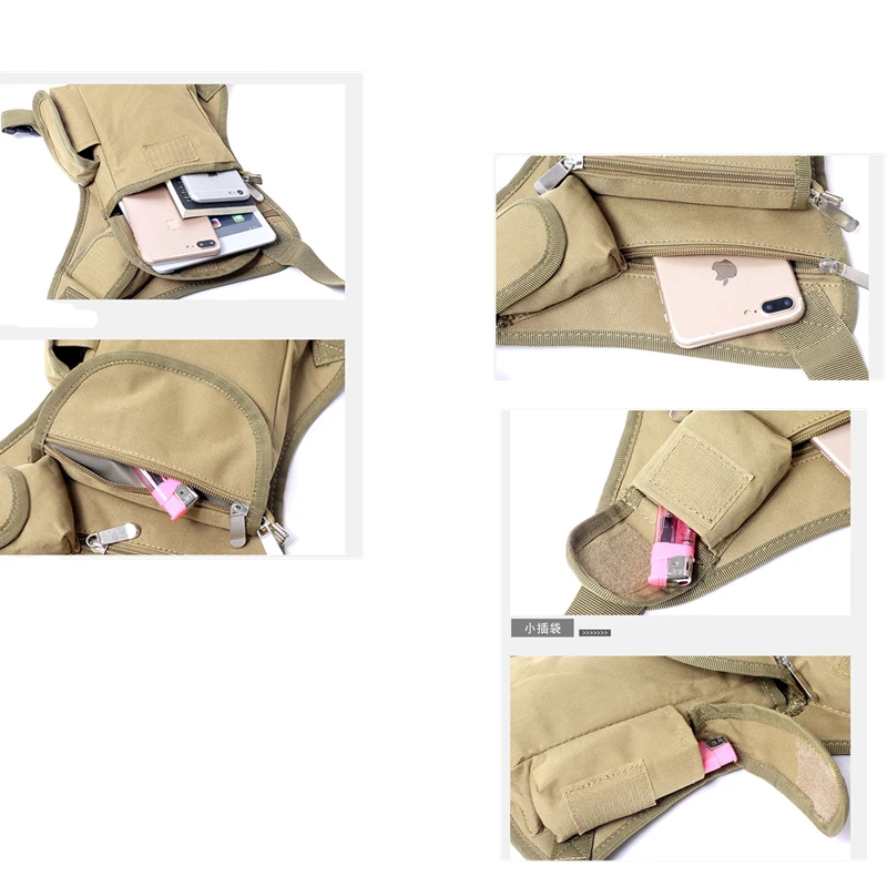 Сумка для ног Molle 1000D нейлоновая тактическая поясная сумка дорожная с ремнем