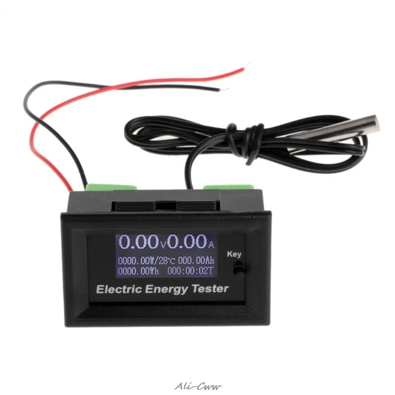 DC 120V 20A цифровой вольтметр постоянного тока измеритель напряжения ЖК-дисплей