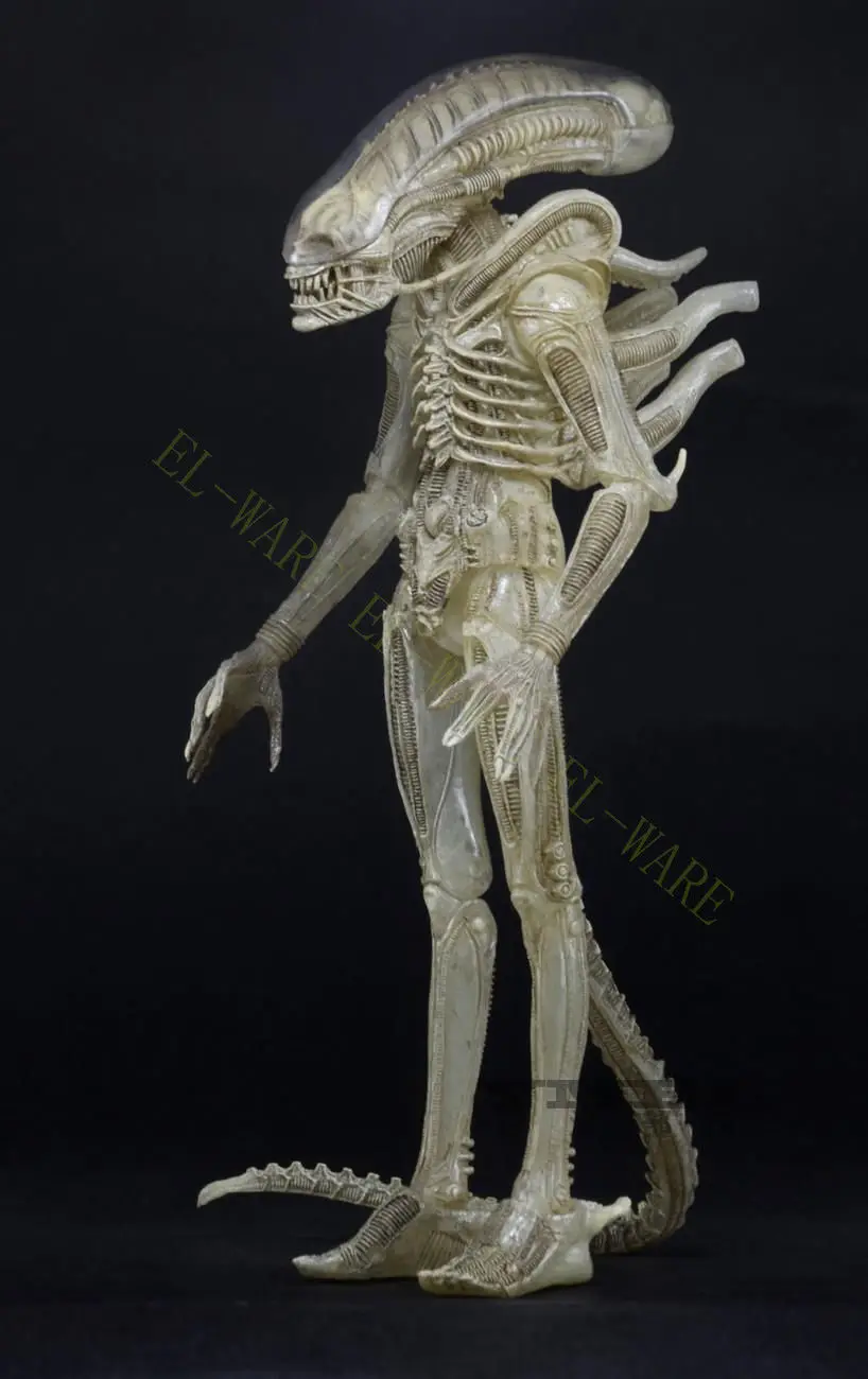 1:4 большой размеры инопланетянин NECA 1/4 весы Xenomorph полупрозрачные прототип костюма