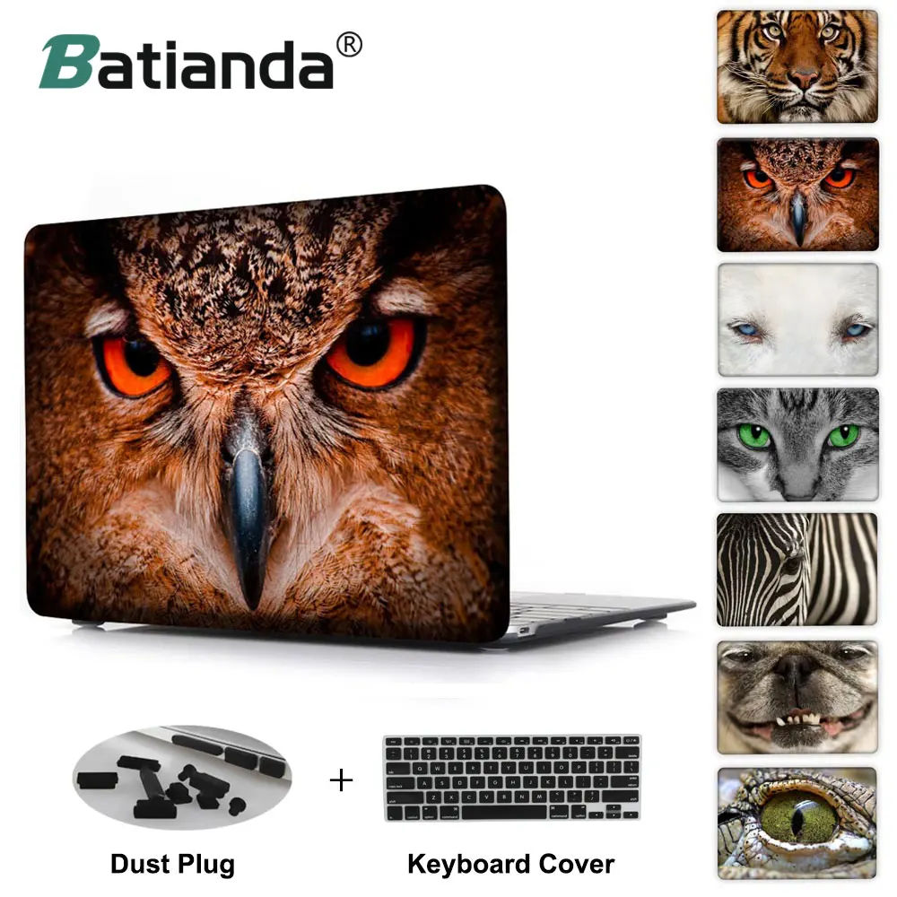 Жесткий чехол для MacBook Air 11 &quot12&quot 13 3 15 6 inch Cat ноутбук рукав Pro retina Дисплей Touch Bar A1706