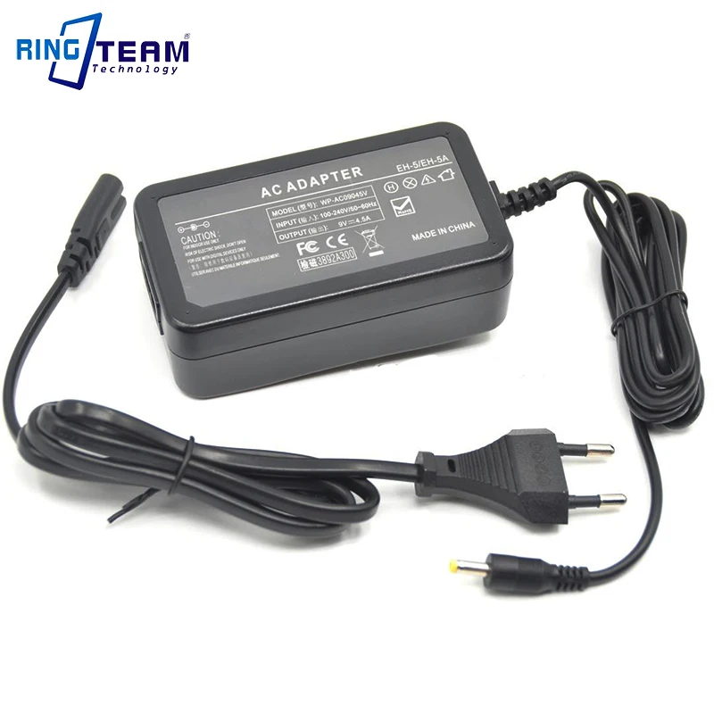

EH-5 EH-5A EH-5B AC Power Adapter 4.0x1.7mm Tips DC Output 9.0V 4.5A for Nikon Coupler EP-5 EP-5A EP-5B EP-5C EP-5D EP-5E EP-5F