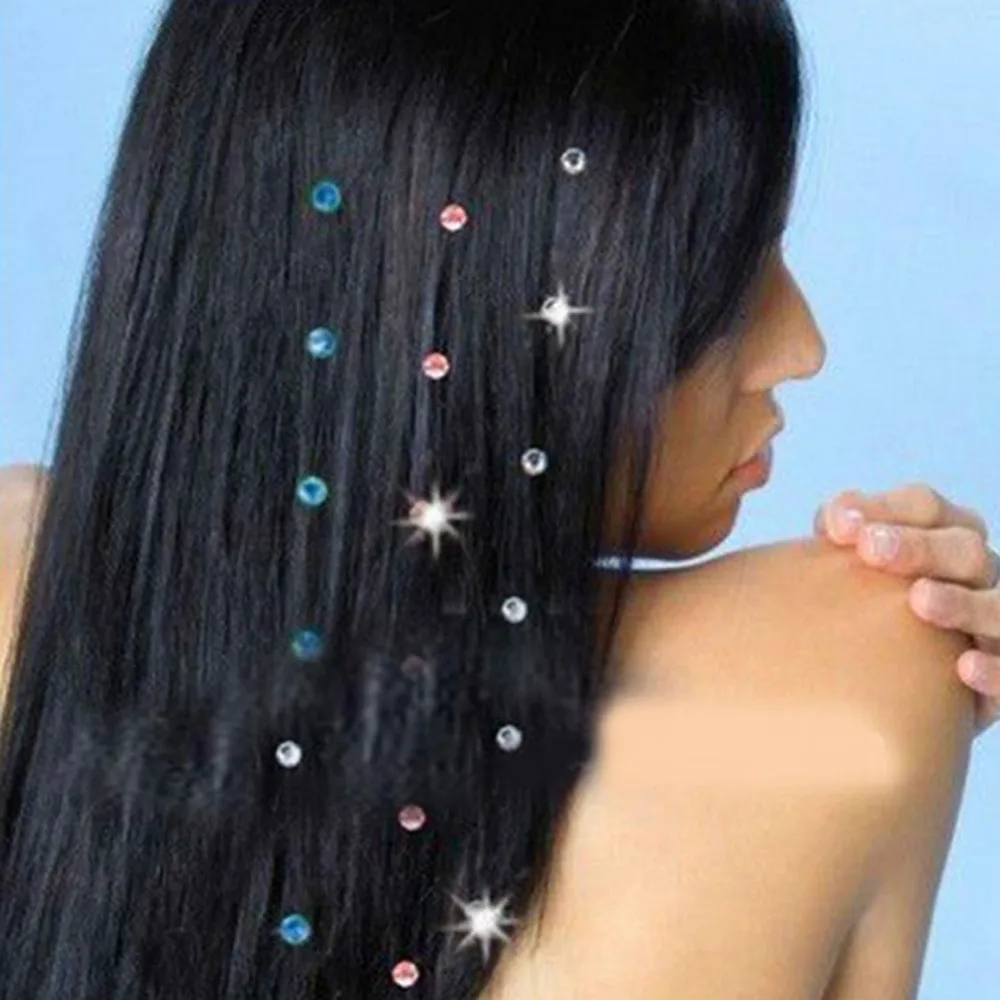 Новая Мода Экологичные кристаллы стразы для волос гладильная тарелка Упаковка