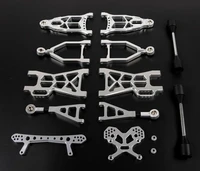 cnc front and rear lengthen a arms and dog bones for km rv hpi baja 5b 5t 5sc