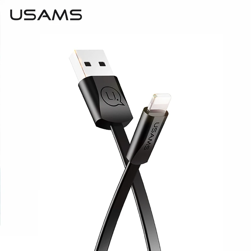 USB кабель для iPhone X 5S 6 S 7 8 XS USAMS освещения быстрой зарядки iOS iPad синхронизации