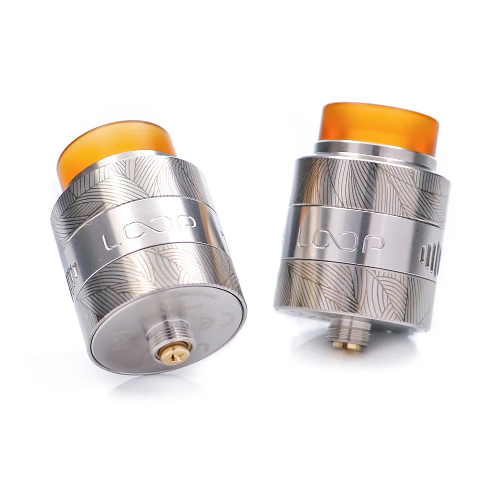 2 шт./лот Geekvape Loop V1.5 RDA 24 мм с уникальной лазерной татуировкой W shaped build deck Vape
