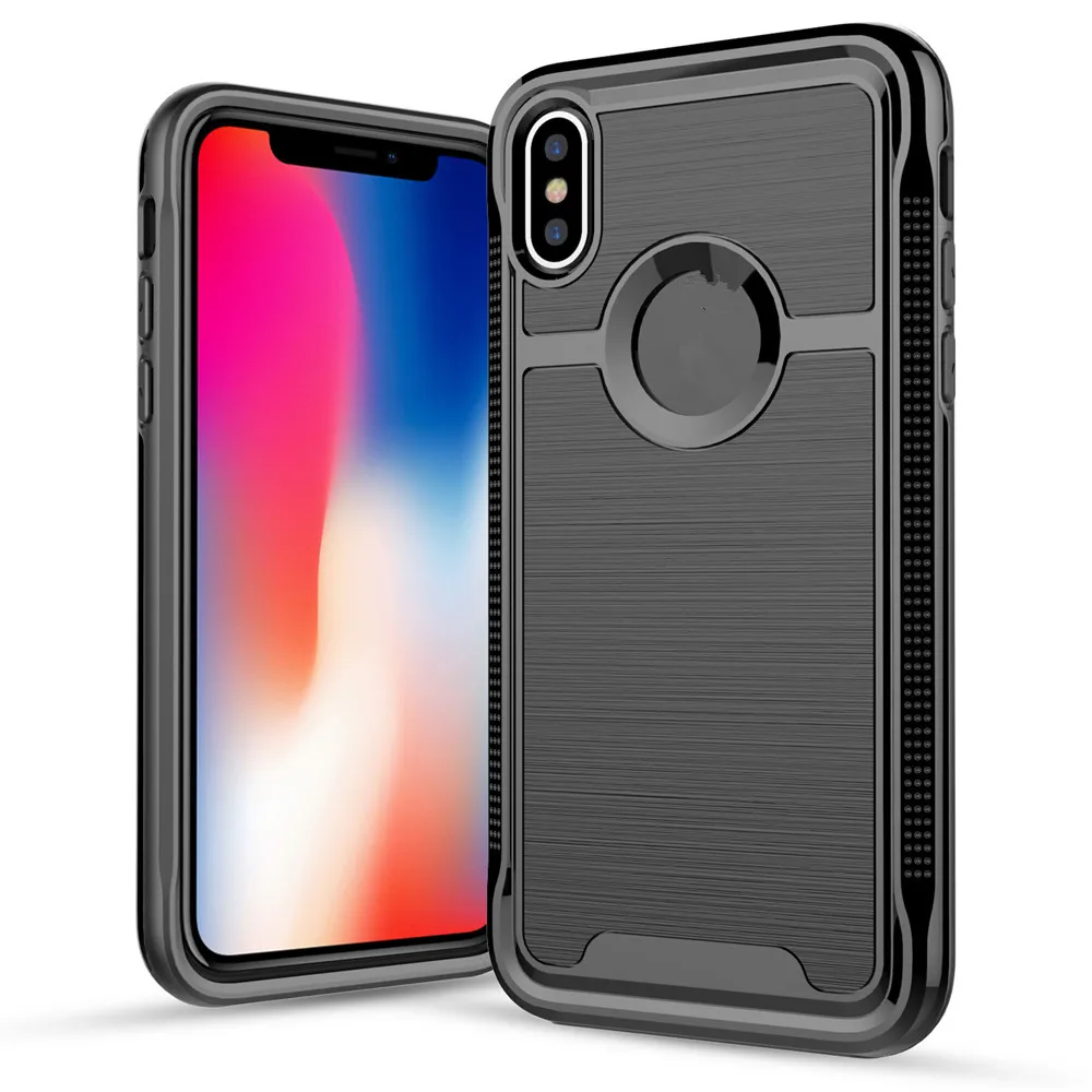 Shockproof Full Protect Cover Cases For IPhone 7 8 Plus X Silicone Soft TPU Anti-knock |