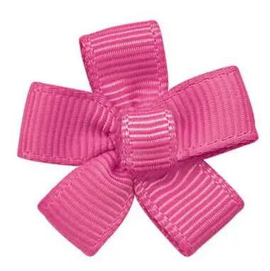 

Free shipping 200pcs Children Clothes Flower Garment Accessory Shocking Pink