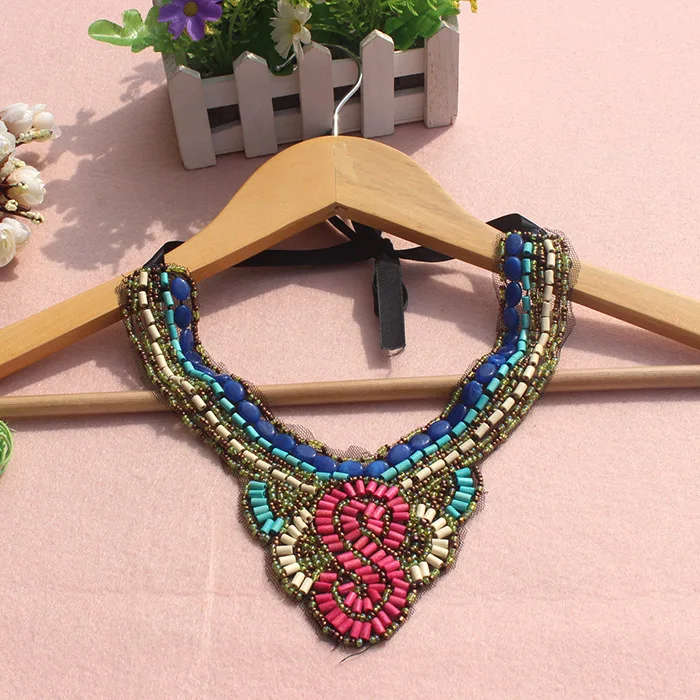 Новинка 2015 винтажное ювелирное изделие массивное ожерелье Женский уникальный