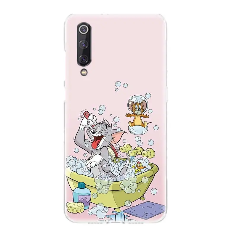 Том и Джерри Мультфильм узорчатый чехол для телефона Xiaomi mi 8 9 5S плюс 5X 6X SE Lite F1