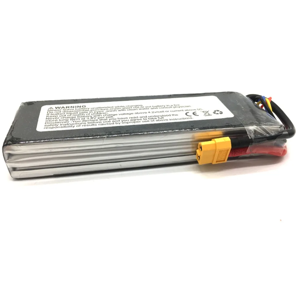 

DXF lipo 7.4V 2s 11.1V 3S 14.8V 4S 18.5V 5S 22.2V 6S 5000mAh 50C 100C XT60 Plug For FPV 450 500 RC Helicopter Boat TRX Car