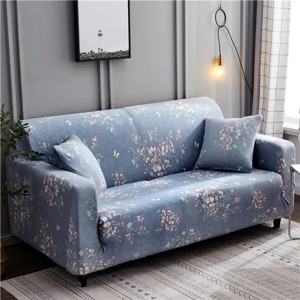 Color 13 Stretch Armchair Slipcovers Elastic Sofa Cover for Living Room All-inclusive Sectional Couch Cover Single/Two/Three/Four-seater - Цвет: Color 13