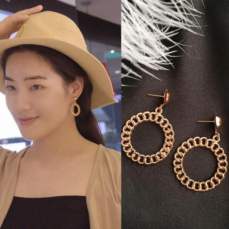 Внешняя торговля Модные индивидуальные большие круглые полые металлические