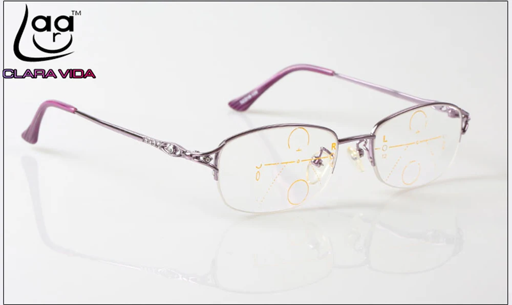 Прогрессивные многофокальные очки для чтения от бренда Clear VIDA = ультрасветильник