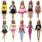 NK один комплект, много стилей, модная кукольная одежда, платье, модная юбка для отдыха, праздничное платье для куклы Барби, лучший подарок для девочки, 02 JJ XQ