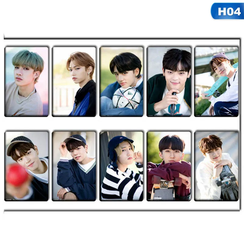 10 шт./компл. KPOP защищает Детские ломо карты фотокарточек липкий Фотокарта плакат подарок для концерта звезды веера для вечеринок, подарок