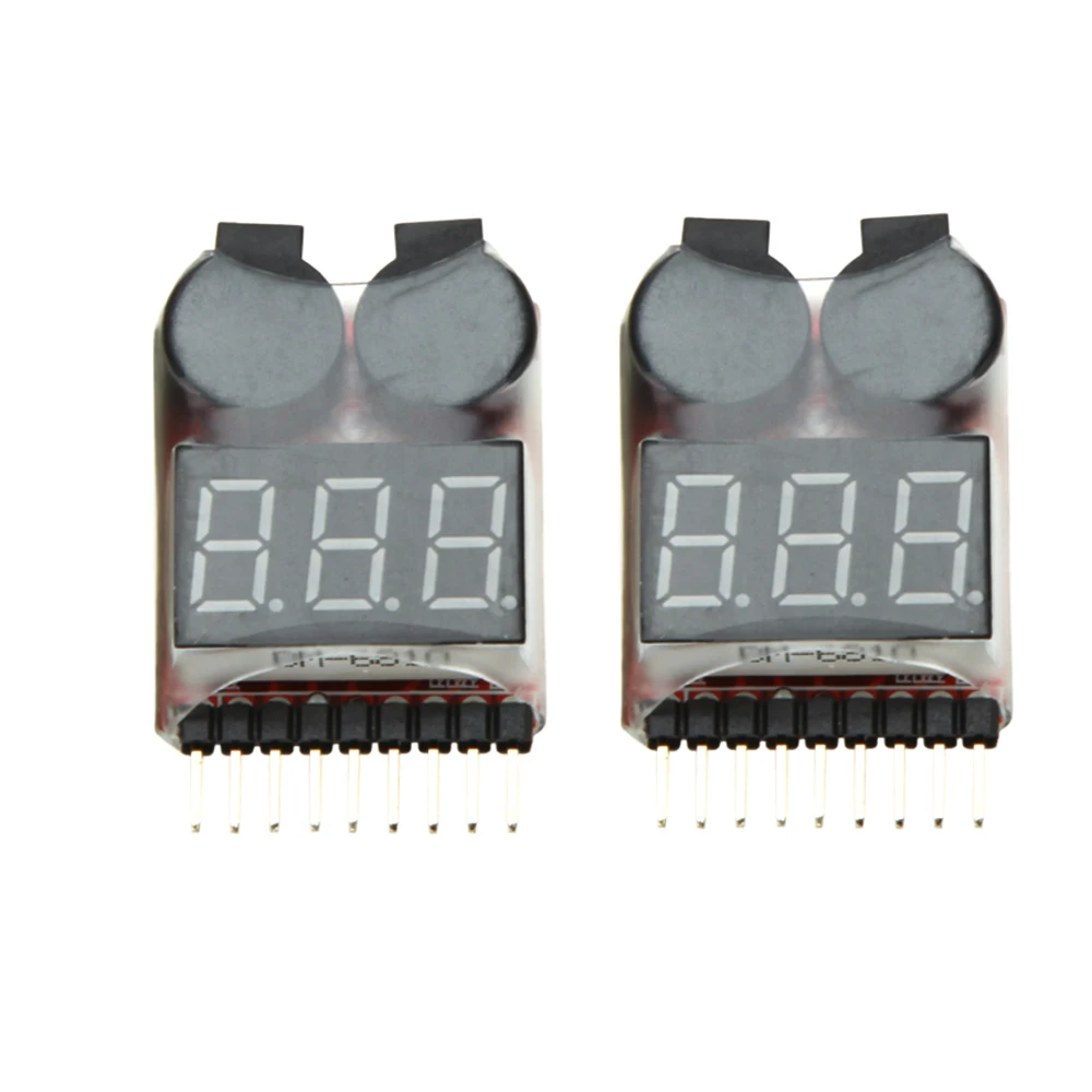 2 шт. 1 8 S индикатор RC Li Ion Lipo батарея тестер низкий зуммер напряжения