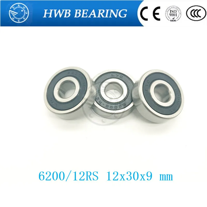 6200/12 2RS 6200/12RS 12309 высокое качество нестандартный шариковый подшипник 12*30*9 мм без