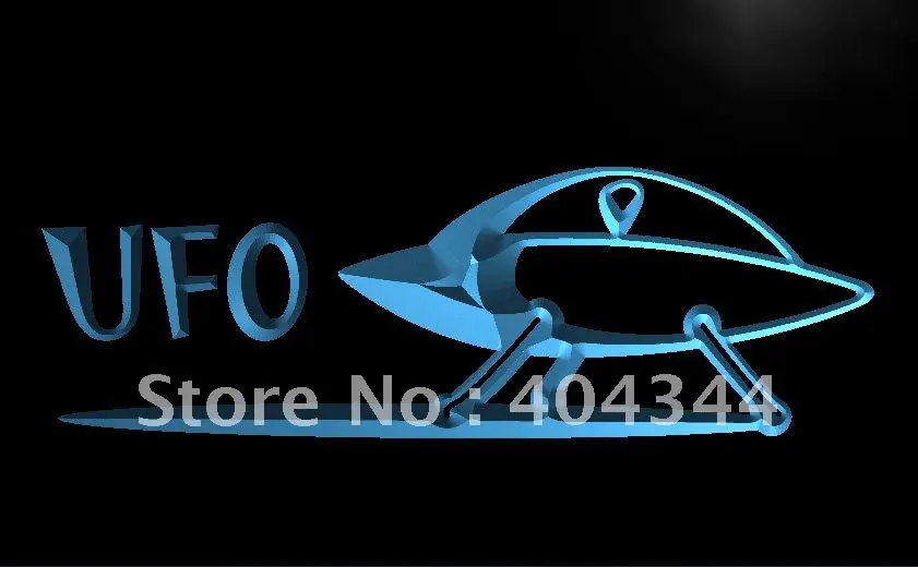 

LB928- Space Ship Alien UFO Cartoon NEW Light Sign home decor crafts