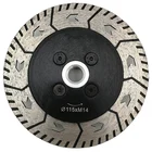 1 шт. 4,5 дюйма Алмазная двойная пила диаметром 115 мм шлифовальный режущий диск для шлифовки и заточки гранита мрамора бетона