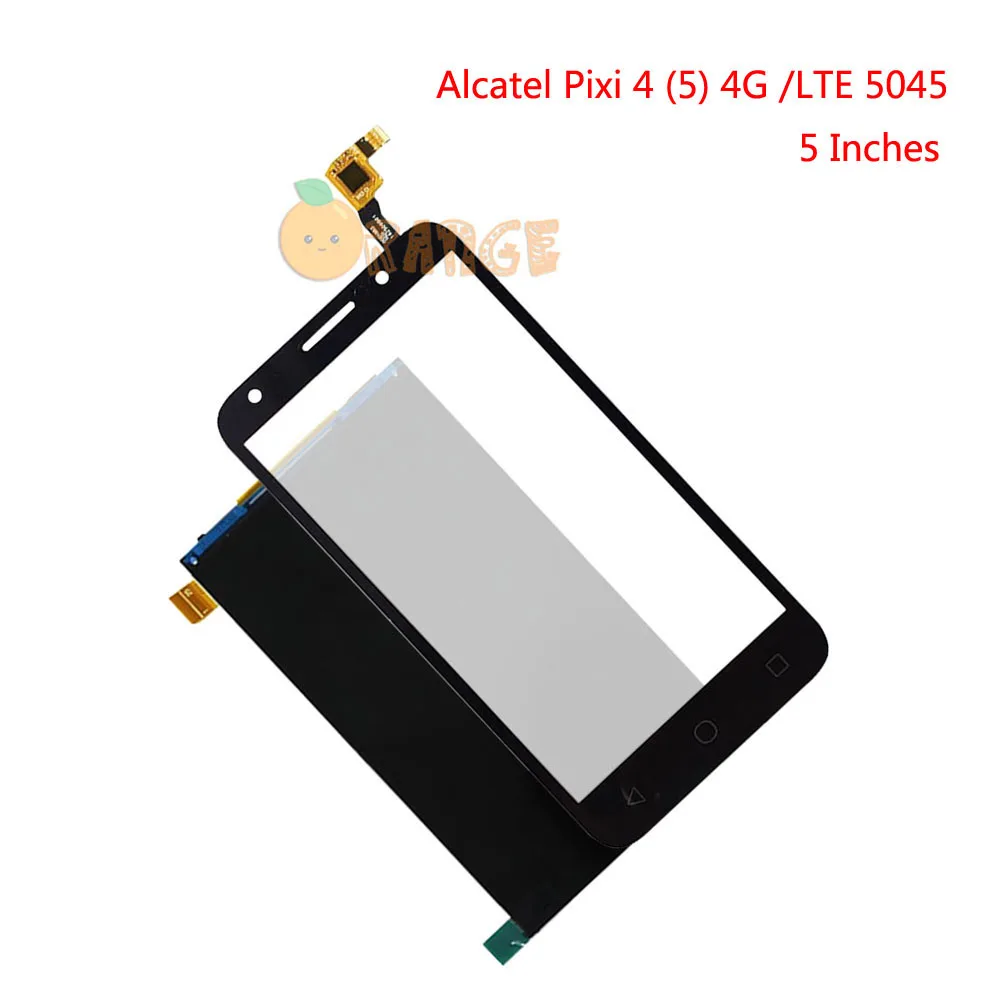 Сенсорный экран дигитайзер ЖК-дисплей для Alcatel One touch Pixi 4(5) 4G 5045 5045A 5045D 5045G 5045J 5045X панель объектива монитора