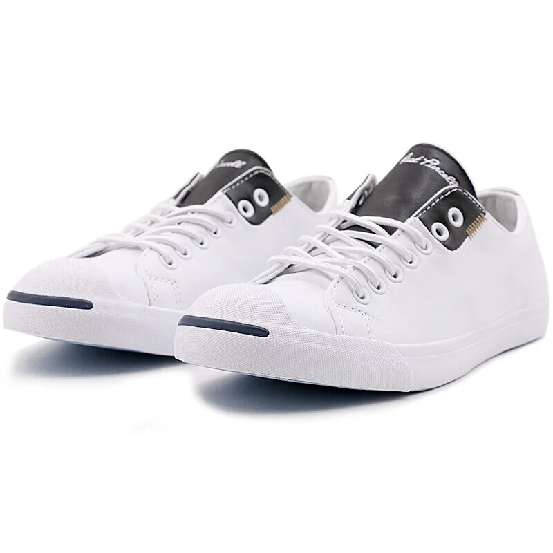 Оригинал Новое поступление Converse унисекс кожа Скейтбординг обувь холщовые