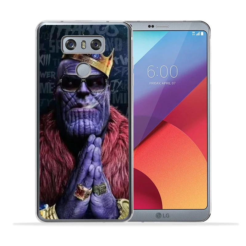 Чехол Marvel для LG G4 G5 G6 V30 Q6 K7 K8 K10 X экран power 2 3 Железный человек Веном Дэдпул Человек-паук задний Чехол - Цвет: 15