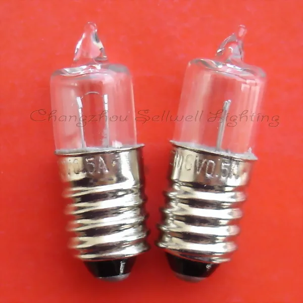 

Halogen light 6v 0.5a e10 A687 GREAT 10pcs sellwell lighting