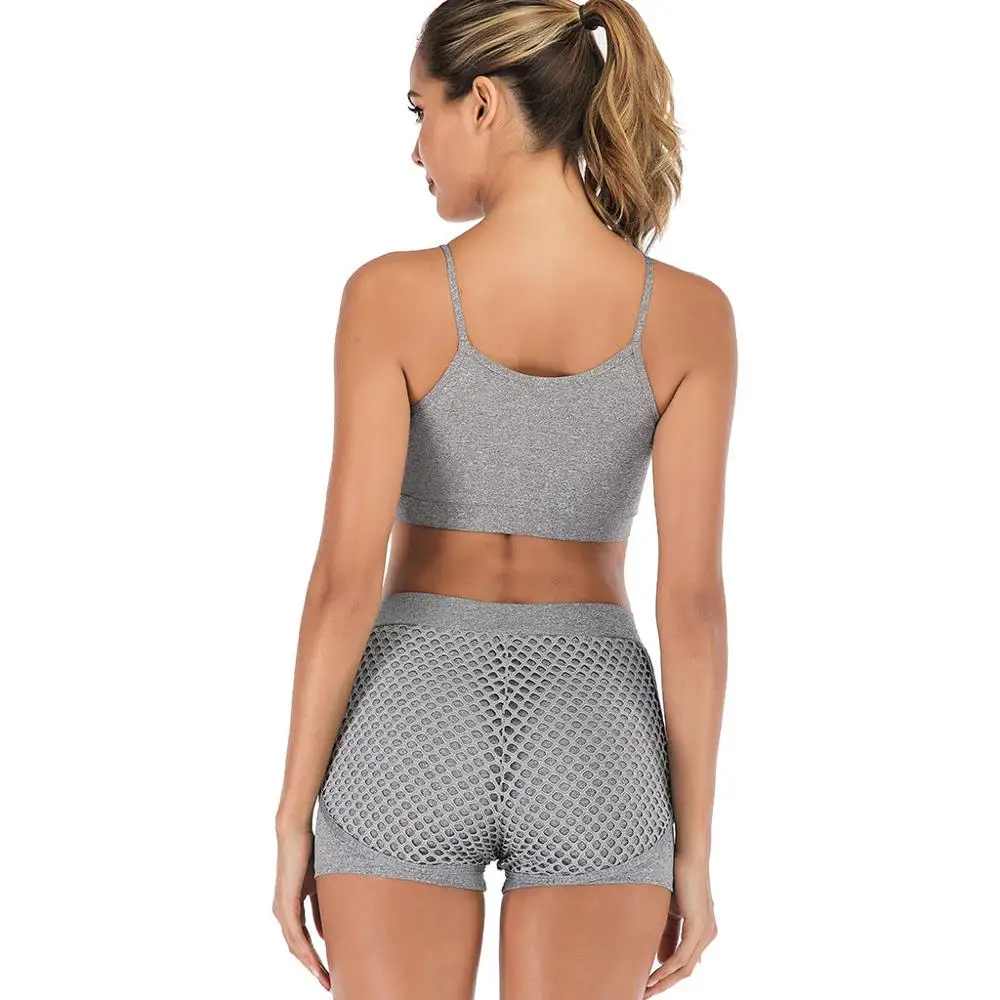 Комплект из 2 предметов для фитнеса и йоги с сеткой Dragon Fit женский бюстгальтер на