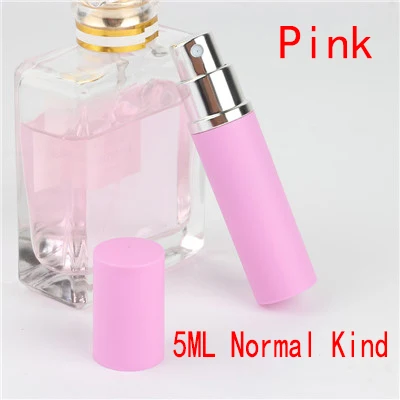 5ml Normal kind pink Многоразовые портативные дорожные мини многоразовые удобные пустые парфюмерные флаконы с распылителем косметические контейнеры для путешественника высокого качества - Цвет: 5ml Normal kind pink