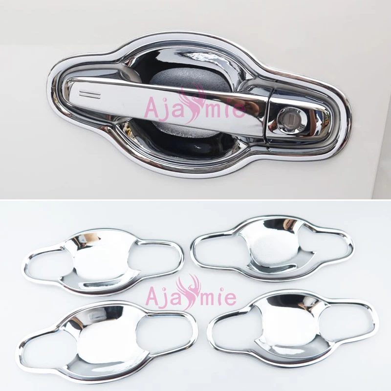 

Chrome Car Styling Door Handle Bowl Insert Trim Cover Overlay Panel 2016-2019 For Toyota Alphard VELLFIRE 30 Accessories