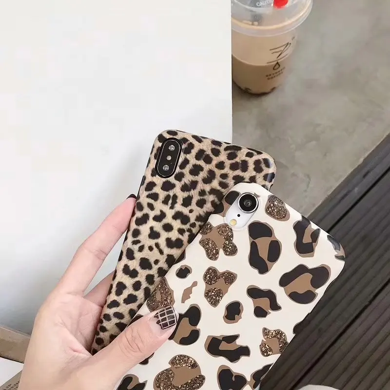 ORYKSZ для iphone 11 Pro Max X XS XR XS MAX чехол Роскошный Леопардовый принт силиконовый мягкий чехол s для iphone X 6S 6 7 8 Plus задняя крышка