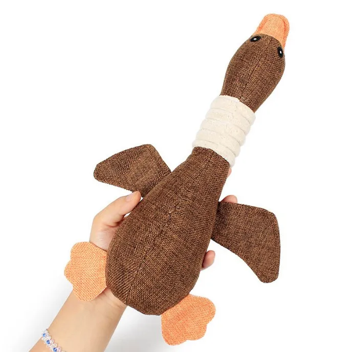 Игрушка MINGFAN squean, мягкая игрушка, милые Мультяшные животные, игрушки для собак, игрушки для питомцев, кошек, пресс, инструмент для декомпрессии, игрушки для собак, гусь G999