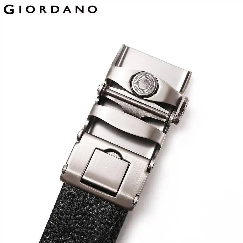 Giordano 2-х слойный кожаный ремень с автоматической пряжкой данная модель ремня